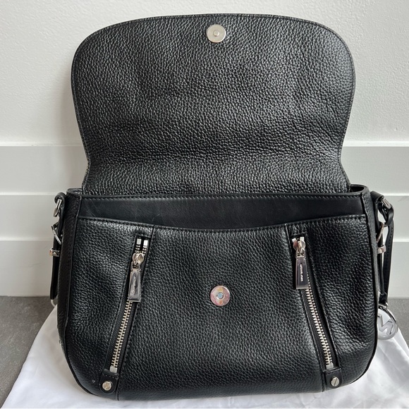 Michael Kors Evie Medium Pebbled Leather Shoulder Bag - Picture 2 of 3